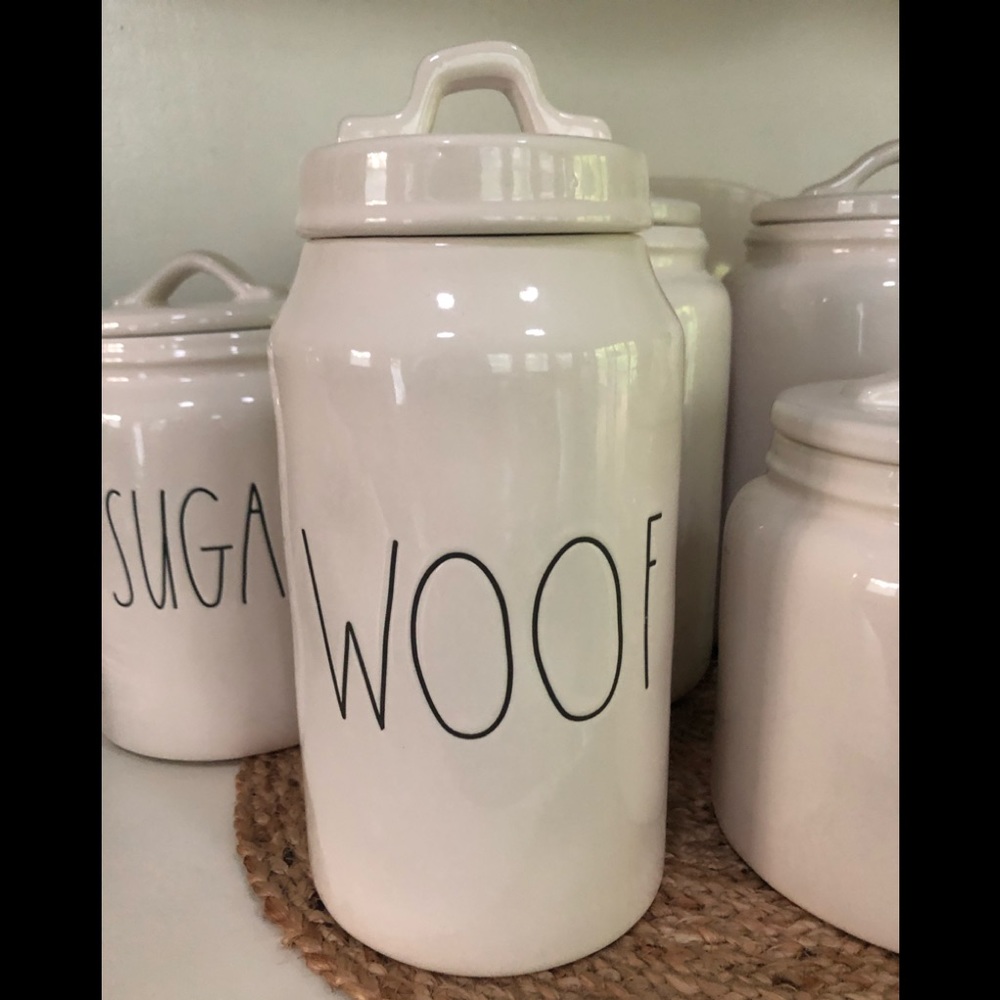 NWT Rae Dunn Woof Canister